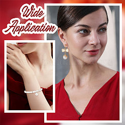 80 шт. 2-х цветные латунные бусины-цветочки для подвески KK-BBC0007-87