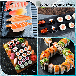 6 pieza de decoraciones de exhibición de sushi de PVC de 6 estilos&nbsp;DJEW-SC0001-33