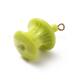 Подвески из непрозрачной смолы&nbsp;LS-RESI-WH0026-35B