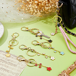 Брелок из эмали из сплава 6 шт.&nbsp;KEYC-FH00065