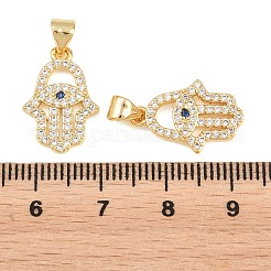 Pendentifs en laiton zircon cubique transparent&nbsp;KK-L275-51G-01
