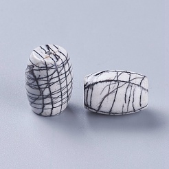 Натуральный черный шелковый камень / бисер G-L510-05B