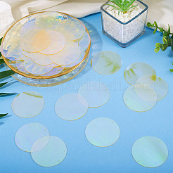 150 lien pailleté/sequin en PVC irisé arc-en-ciel&nbsp;FIND-TA0008-10A