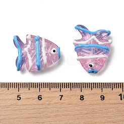 Выпечка окрашенные стеклянные бусины&nbsp;LAMP-I032-01I