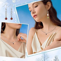 20 pz 303 ciondoli in strass in acciaio inossidabile&nbsp;STAS-YW0001-17