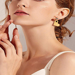 20 шт. подвески в форме сердца из нержавеющей стали 304&nbsp;STAS-LP0002-77