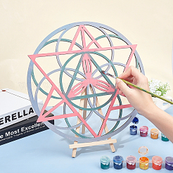 Деревянный коврик для чашки с лазерной резкой WOOD-WH0015-27