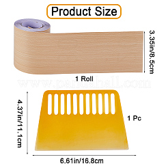 1 Rolle PVC-Klebeband mit Holzmaserungsimitat&nbsp;DIY-GF0008-40A
