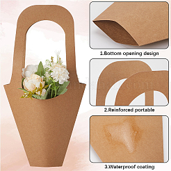 20 bolsa de papel kraft para ramo de mano&nbsp;CARB-GF0001-02