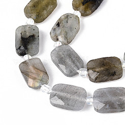 Природные лабрадорита бисер нитей G-T139-75