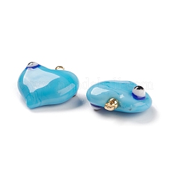 Ручной зла подвески бусины глаз LAMP-M015-03D