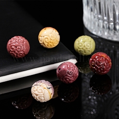 Окрашенные натуральные бусины из алашанского агата PW-WG780F9-01