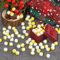 100шт полиэстеровый помпон-шар&nbsp;DIY-SC0031-43B