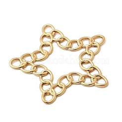 Большие подвески-кольца из нержавеющей стали 304&nbsp;STAS-B120-02G