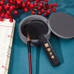 2 шт. 2-х каменный чернильный камень для каллиграфии и прямоугольный чернильница AJEW-PH0003-52