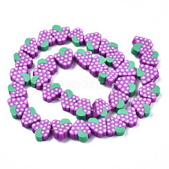 Осенняя тема ручной работы из полимерной глины бусины нити&nbsp;CLAY-R069-01D-03