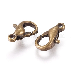 亜鉛合金カニカン  オウムトリガークラスプ  ミックスカラー  ミックスカラー  10x6mm  穴：1mm&nbsp;E103-M