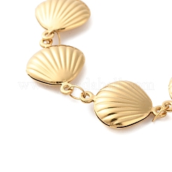 Браслеты-цепочки из нержавеющей стали 304 для женщин BJEW-Z076-02G