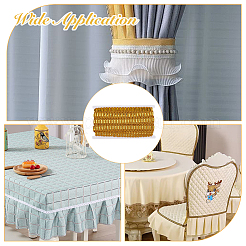 Лента из полиэстера с эффектом металлик&nbsp;OCOR-WH0060-52B