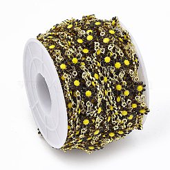 Catene a maglie di fiori di margherita eanmel fatti a mano&nbsp;CHC-F015-05G-01