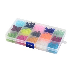 1 цвет 15 бокс прозрачный стеклянный бисер&nbsp;GLAA-X0011-02-10mm