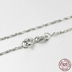 Colliers tendance en argent sterling plaqué rhodium 925&nbsp;STER-M050-A-19