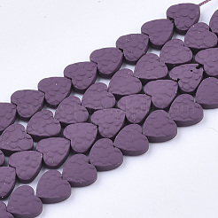 Окрашенного распылением немагнитных синтетических нитей гематита бусы&nbsp;G-T124-34A