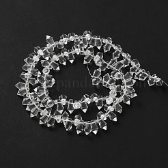 Fili di perline do vetro trasparente&nbsp;GLAA-WH0039-48B