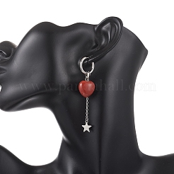 Valentinstag-Herzohrringe aus Edelstahl 304&nbsp;EJEW-TA00799-02