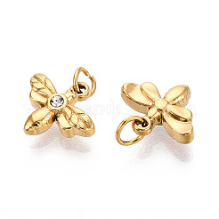 Подвески из нержавеющей стали 304 со стразами&nbsp;STAS-N115-03G