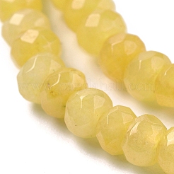 Gefärbte natürliche Malaysia Jade Rondelle Perlen&nbsp;X-G-E316-2x4mm-47
