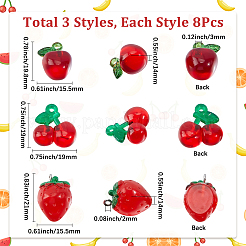 16шт 2 стиля акриловые подвески&nbsp;OACR-SC0002-52