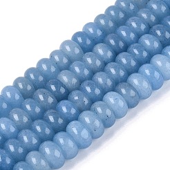 Chapelets de perles de jade blanche naturelle&nbsp;G-Q613-01F-10