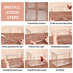 Пластиковая витрина для минифигурок&nbsp;ODIS-WH00430-82A