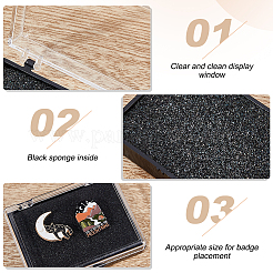 Geschenkbox zur Aufbewahrung von Abzeichen aus Kunststoff&nbsp;LS-CON-WH0099-06B