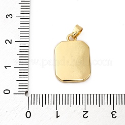 Ottone micro spianare pendenti zirconi&nbsp;KK-P308-16G-01