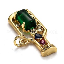 Латунные микро проложить кубического циркония подвески&nbsp;X-ZIRC-L100-045G