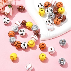 Наборы для самостоятельного изготовления спортивных подвесок из натурального дерева и джутового шнура WOOD-YW0010-55