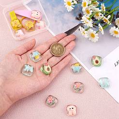 Кабошоны из прозрачной смолы CRES-SZ0001-36