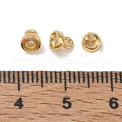 Perle pendenti in ottone con cappuccio&nbsp;KK-CBA50B0-22G