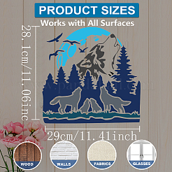 1 шт. трафареты для рисования домашних животных DIY-MA0005-57