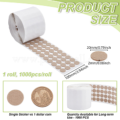 Наклейки из шерстяного фетра&nbsp;STIC-WH0003-52B-02