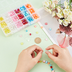 690шт 18 стиля прозрачные акриловые бусины&nbsp;TACR-PH0001-40