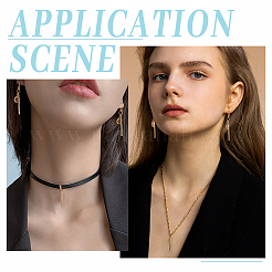 30 шт. 3 подвески из латуни в стиле бар&nbsp;KK-BBC0001-45