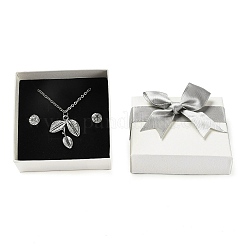 Квадратная картонная коробка для ювелирных изделий&nbsp;LS-CBOX-Q038-01C