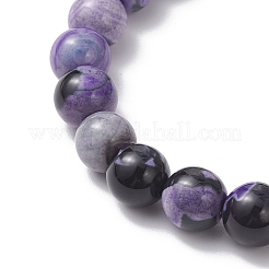 Браслеты из сплава в тибетском стиле с подвесками в виде фей BJEW-JB12692