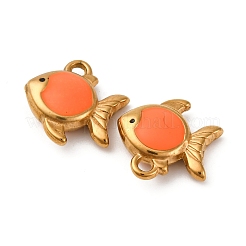 Подвески из нержавеющей стали 304 с эмалью&nbsp;LS-STAS-Q363-01B-G