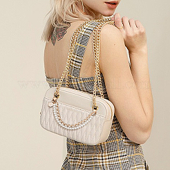 4 шт. 4-цветные пластиковые бусины с жемчугом и цепочкой из искусственной кожи для мобильных ремней FIND-AN0001-13