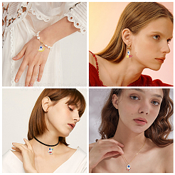 Подвески из сплава эмали 40шт 10 стиля ENAM-SC0002-22