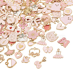 112шт 28 стиля подвески из сплава с эмалью&nbsp;ENAM-TA0009-08